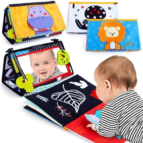 Tummy Time Mirror with Teethers