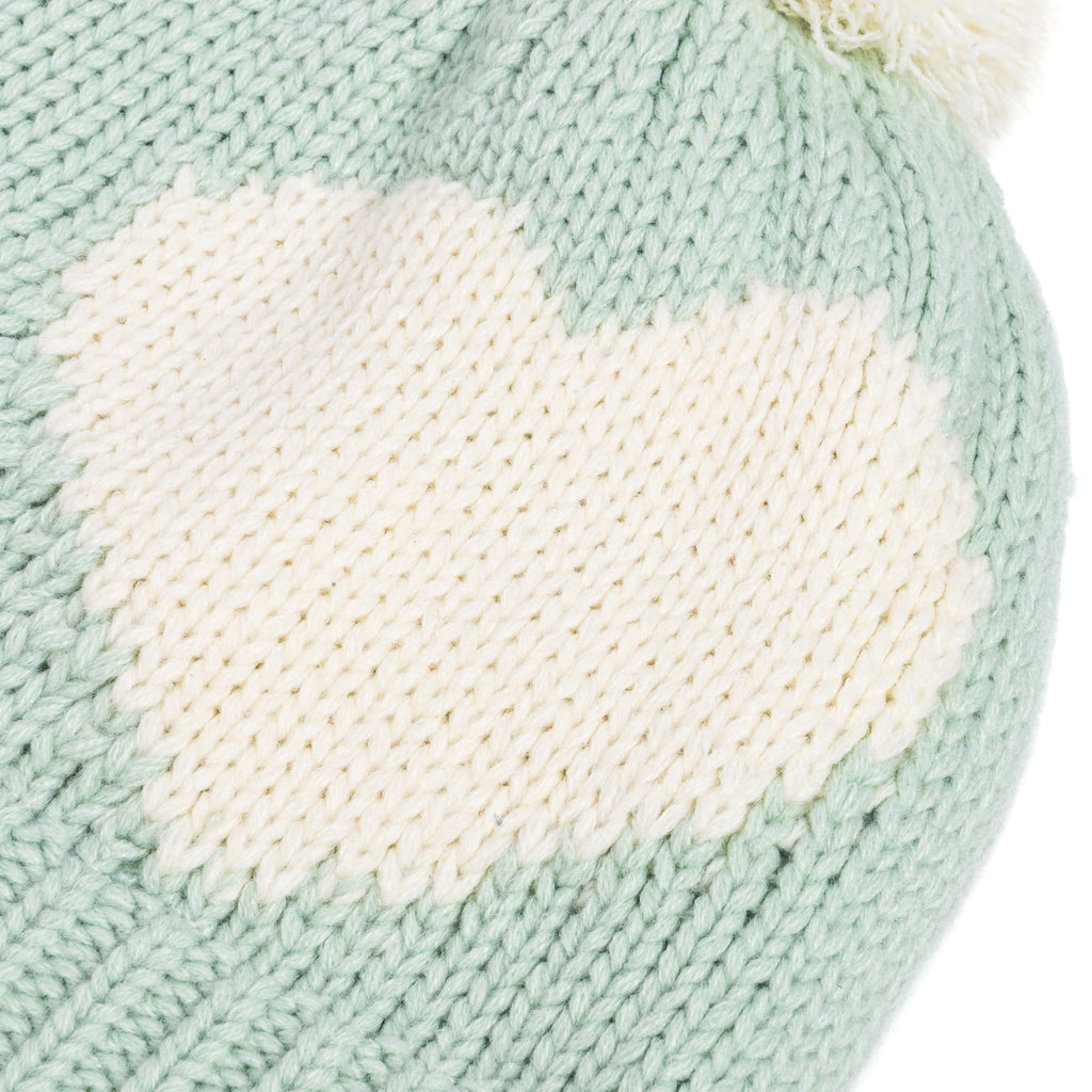 Heart Knit Hat & Animal Mittens Set | Ages 1–6