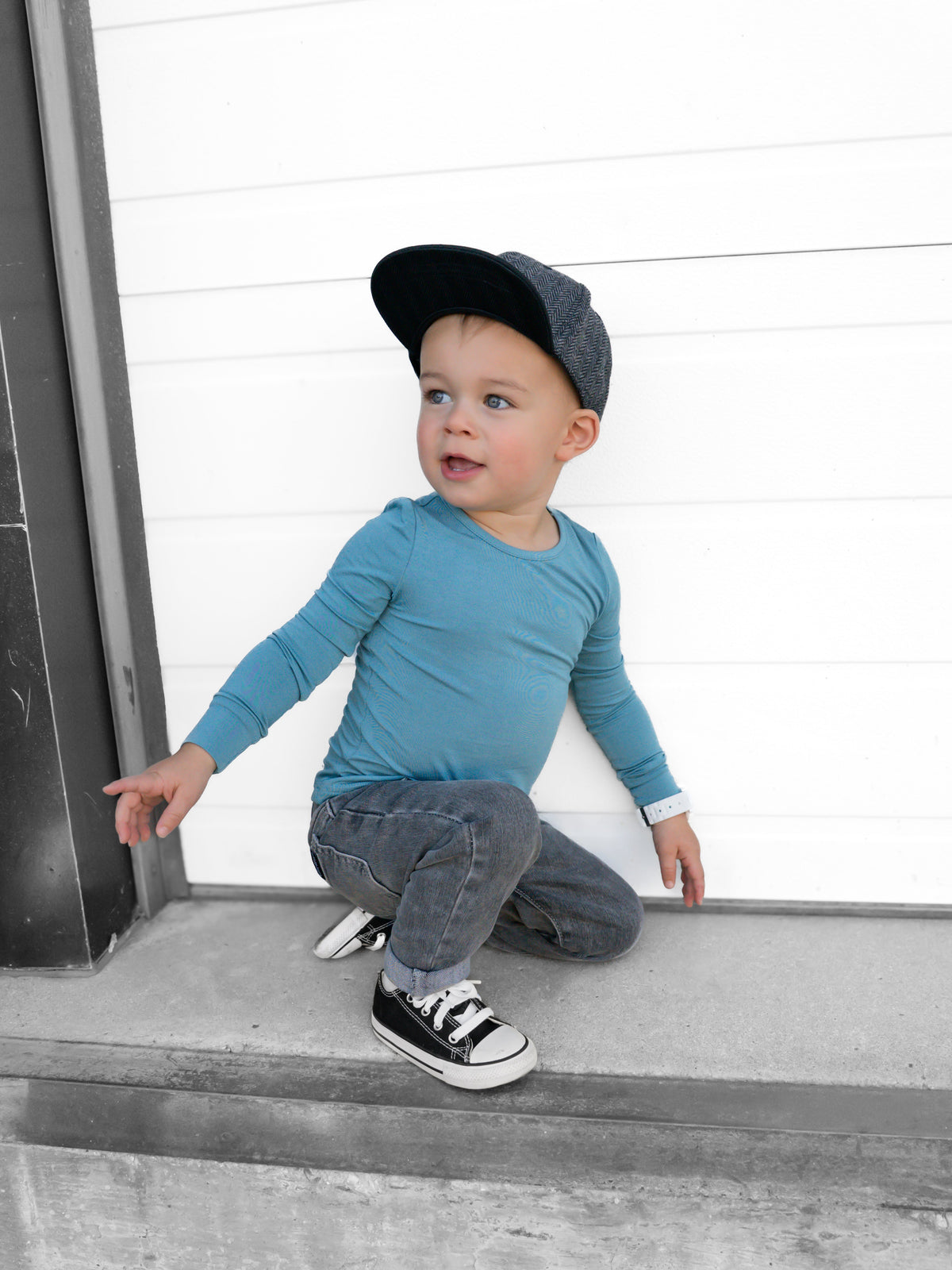Blue Jean Baby Bamboo Pajama Set