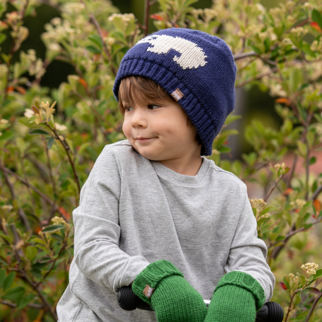 Fleece-Lined Knit Hat & Mittens Set | Ages 4–6