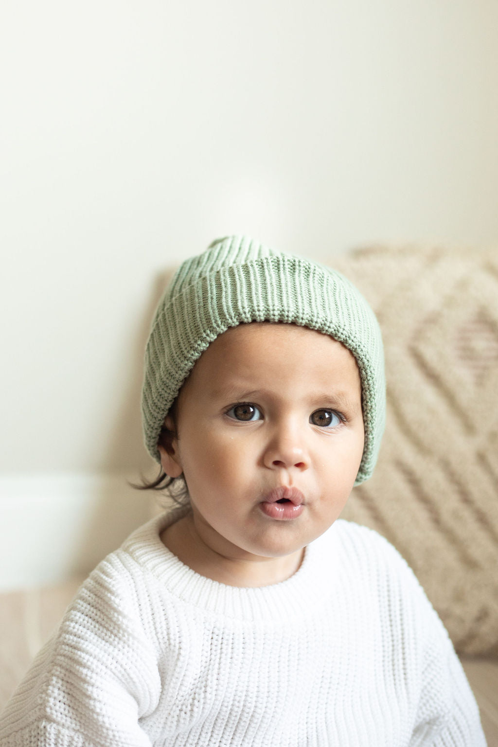 Organic Cotton Knit Beanie