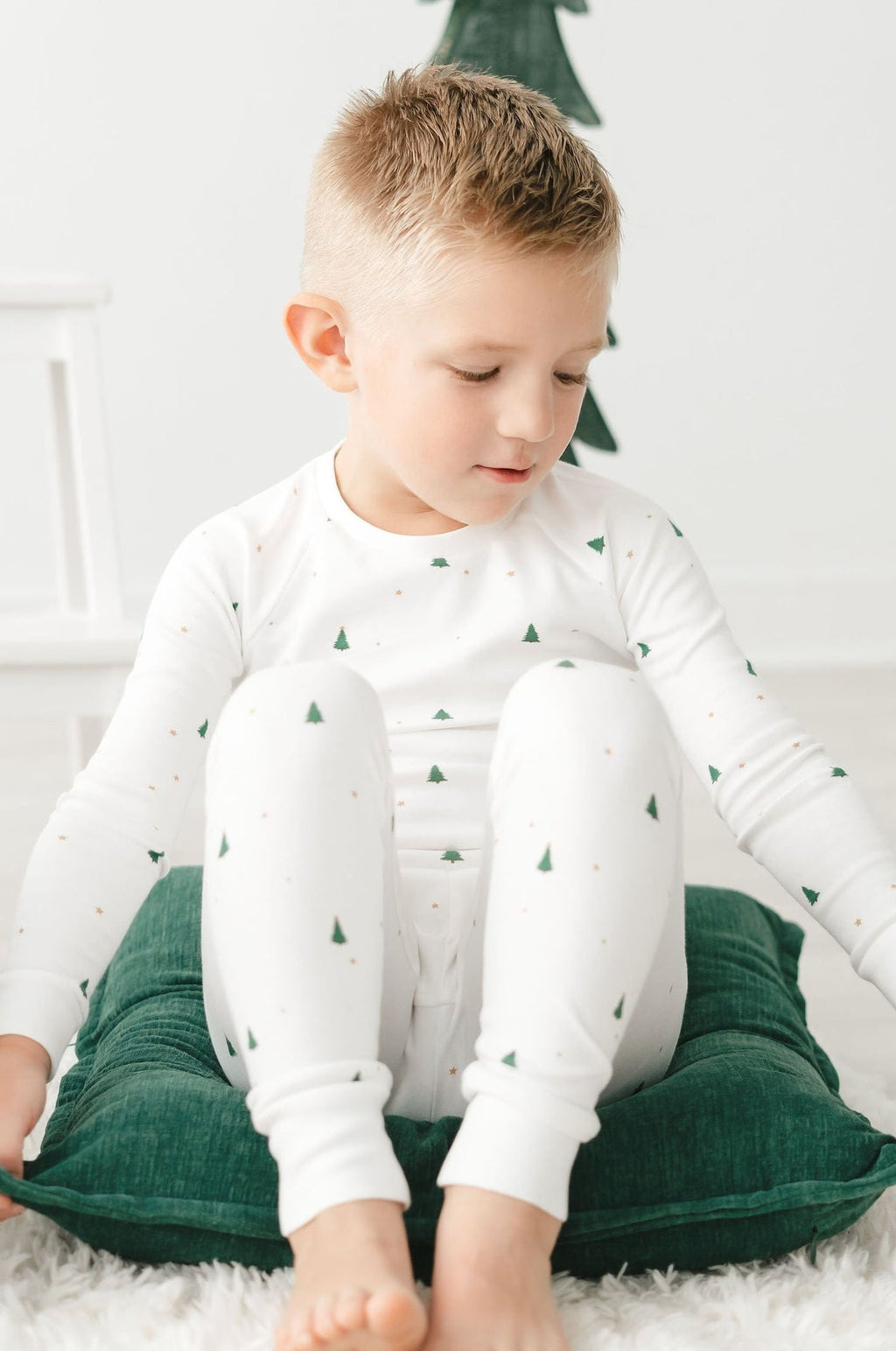 Evergreen Organic Holiday Pajamas
