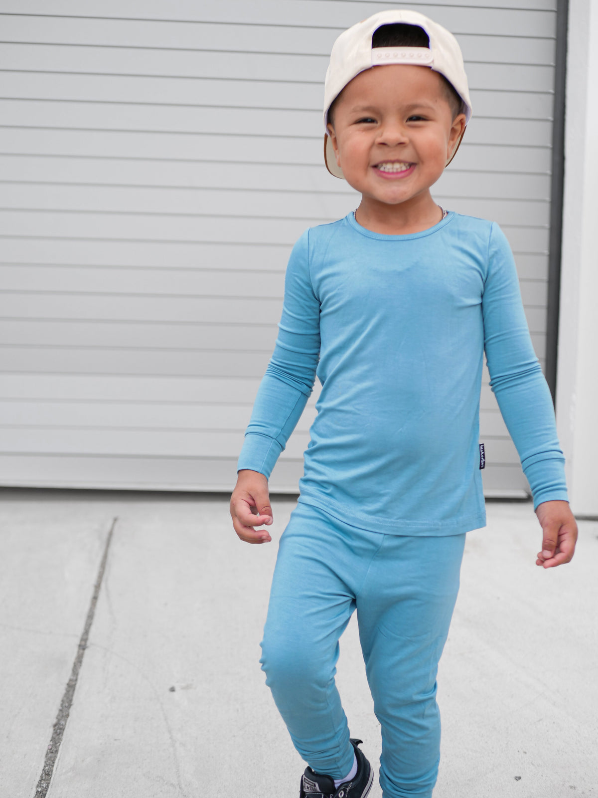 Blue Jean Baby Bamboo Pajama Set