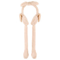 Kids' Plush Earmuffs in Beige