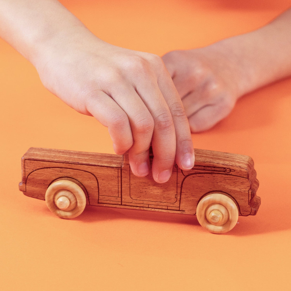 Little Wooden Pickup Truck