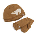 Fleece-Lined Knit Hat & Mittens Set | Ages 4–6