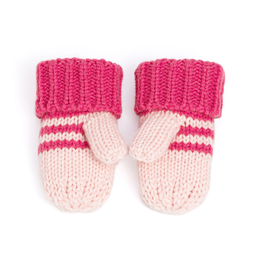 Heart Knit Hat & Animal Mittens Set | Ages 1–6