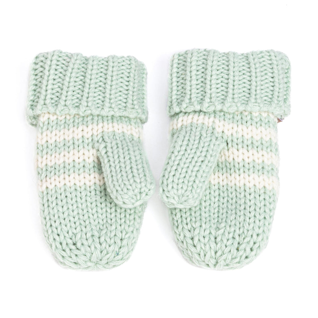 Heart Knit Hat & Animal Mittens Set | Ages 1–6